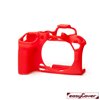 easyCover custodia protettiva in silicone per Canon EOS R10 - Rosso