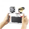 Godox VK1-LT Kit per Vlogging con smartphone (pannello LED + impugnatura + microfono + diffusore + accessori)