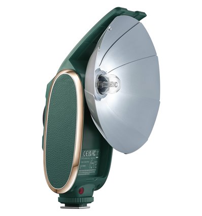 Godox Lux Senior Retro Flash universale verde scuro per Fujifilm, Canon, Nikon, Olympus, Sony