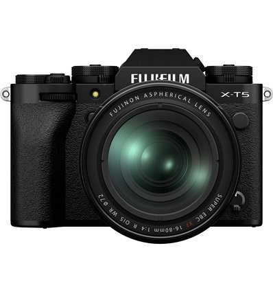 Fotocamera Mirrorless Fujifilm X-T5 Kit 16-80mm f/4 Nero