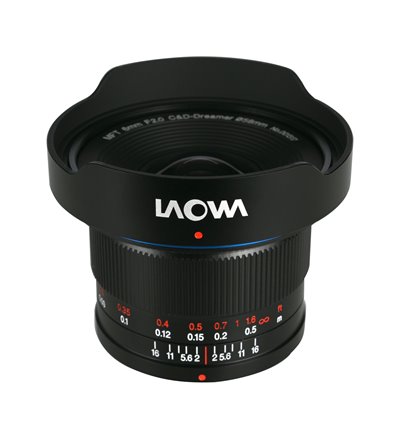 Obiettivo Laowa Venus 6mm f/2 Zero Distortion attacco micro quattro terzi