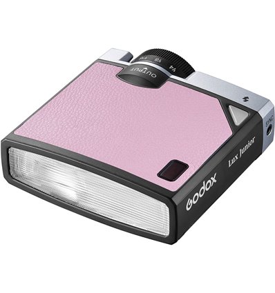 Godox Lux Junior Retro Flash Rosa universale per Fujifilm, Canon, Nikon, Olympus, Sony