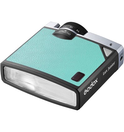 Godox Lux Junior Retro Flash Menta Verde universale per Fujifilm, Canon, Nikon, Olympus, Sony