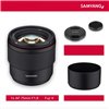 Obiettivo Samyang AF Autofocus 75mm F1.8 X per Fujifilm X