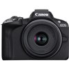 Fotocamera Mirrorless Canon EOS R50 kit 18-45mm F4.5-6.3 IS STM (no adattatore)