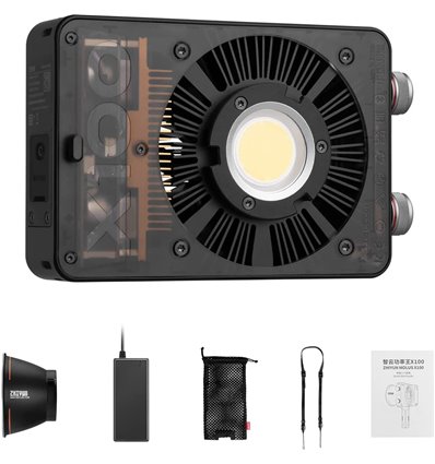 Zhiyun MOLUS X100 Faretto Video LED Luce continua tascabile Bi-colore 2700-6500K
