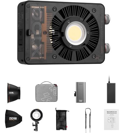 Zhiyun MOLUS X100 PRO Faretto Video LED Luce continua tascabile Bi-colore 2700-6500K