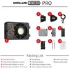 Zhiyun MOLUS X100 PRO Faretto Video LED Luce continua tascabile Bi-colore 2700-6500K