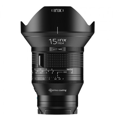 Obiettivo Irix 15mm f/2.4 Dragonfly grandangolo per Sony E-Mount