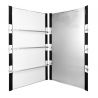 Quantuum Fomex Pannello Riflettente 1,5x2,1mt. Peri Argento/Oro a strisce e Argento/Bianco a strisce Bounce PBR1521