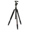 Triopo kit Treppiedi GE-3230 carbonio + Testa NB-2S + Tracolla neoprene AC-86-1
