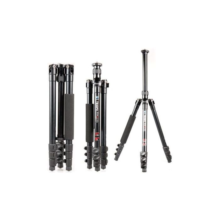 Triopo KIT Treppiedi ME-3228 + Testa KJ-7 + Tracolla AC-86-1 Tripod Treppiede Cavalletto lega di magnesio 4 sezioni