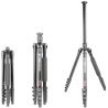 Triopo Treppiedi ME-3232X8C Tripod Cavalletto Treppiede lega di alluminio magnesio 4 sezioni
