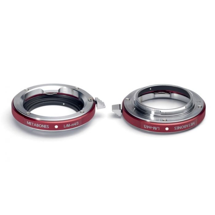 Metabones adattatore da Leica M a Micro Quattro Terzi 4/3 Rosso