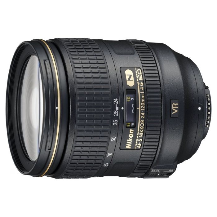 Obiettivo Nikon AF-S NIKKOR 24-120mm F4 G ED VR Lens (bulk white box)
