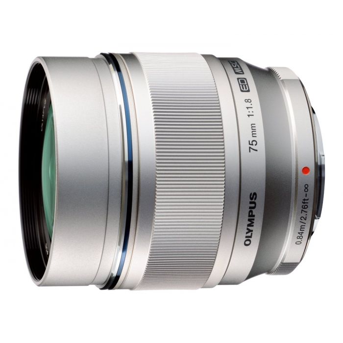 Obiettivo Olympus M.ZUIKO DIGITAL ED 75mm F1.8 Silver Lens