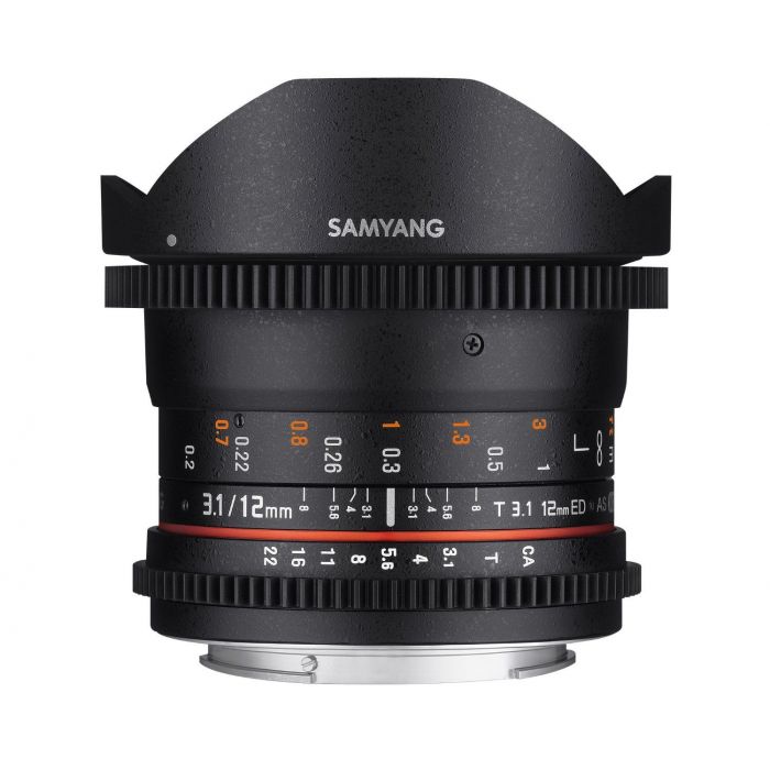 Obiettivo Samyang 12mm T3.1 VDSLR ED AS NCS Fisheye x Fuji Fujifilm X Lens