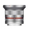 Obiettivo Samyang 12mm F2,0 NCS CS ASP x Canon EOS M Argento