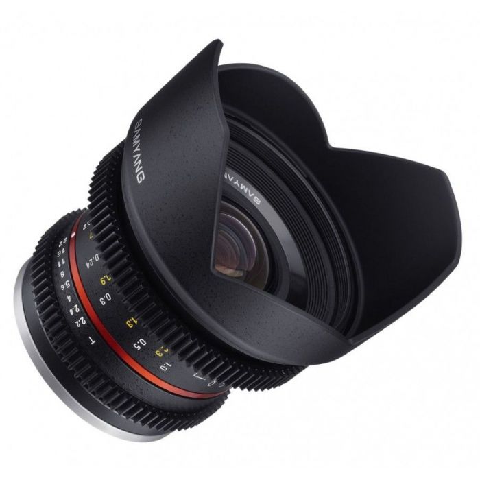 Obiettivo Samyang 12mm T2,2 NCS CS ASP ED x Canon EOS M VDSLR Video