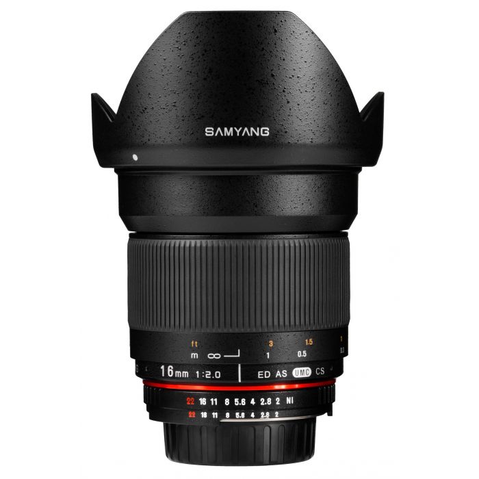 Obiettivo Samyang 16mm f/2.0 ED AS UMC CS x Canon EOS M