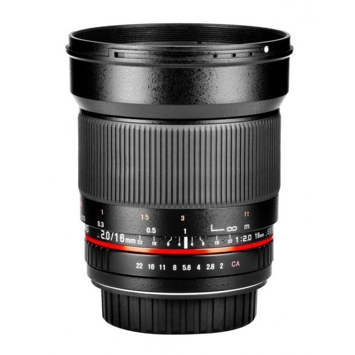 Obiettivo Samyang 16mm T2,2 ED AS UMC CS x Sony A VDSLR Video