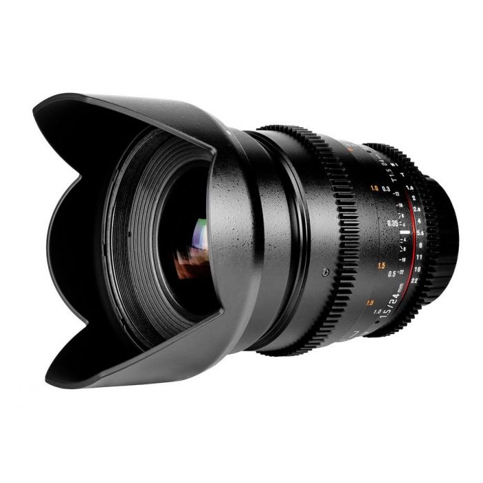 Obiettivo Samyang 24mm T1.5 ED AS IF UMC x Pentax VDSLR Video