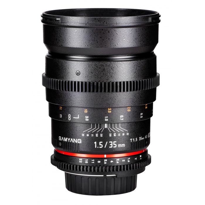 Obiettivo Samyang 35mm T1,5 x Pentax VDSLR Video