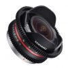 Obiettivo Samyang 7.5mm T3,8 VDSLR UMC Fish-eye x Micro Quattro Terzi Video