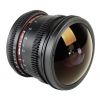 Obiettivo Samyang 8mm T3.8 Fish-eye CS II x Micro Quattro Terzi VDSLR Video