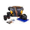 Genesis Boston Borsa Custodia Tracolla Bag Blu Scuro/Arancione