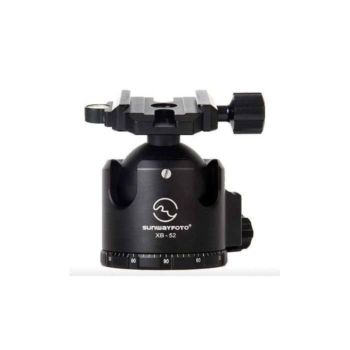 Sunwayfoto XB-52 Testa per treppiedi con Screw Knob Clamp