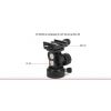 Sunwayfoto DT-02D50 Testa per monopiede con Clamp