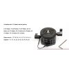 Sunwayfoto DDP-64M Indexing Rotator testa panoramica treppiedi