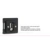 Sunwayfoto DPG-50U Piastra Universale QR Quick Release 50mm