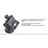 Sunwayfoto FB-28i testa per treppiedi ballhead screw-knob clamp