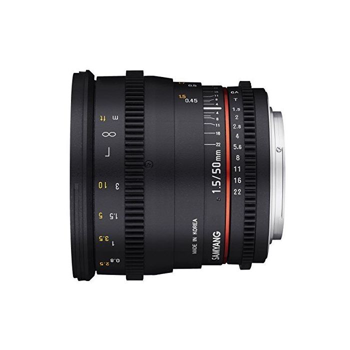 Obiettivo Samyang 50mm T1.5 AS UMC CINE x Sony E Lens