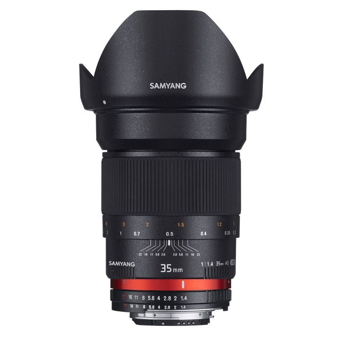 Obiettivo Samyang 35mm f/1.4 AS UMC x Fuji Fujifilm X Lens