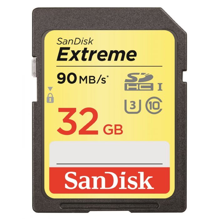 SanDisk Extreme Scheda SD 32gb 90Mb/Sec