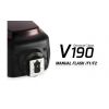 Voeloon Flash manuale V190 (GN55) illuminatore universale Canon Nikon Pentax Olympus Panasonic Samsung