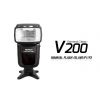 Voeloon Flash manuale V200 (GN50) illuminatore universale Canon Nikon Pentax Olympus Panasonic Samsung