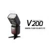 Voeloon Flash manuale V200 (GN50) illuminatore universale Canon Nikon Pentax Olympus Panasonic Samsung