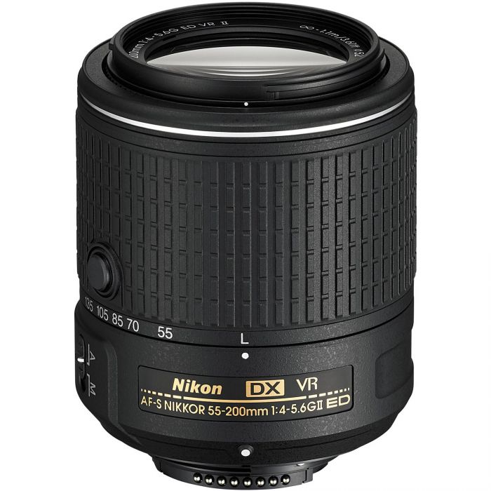 Obiettivo Nikon AF-S DX NIKKOR 55-200mm VR II PRONTA CONSEGNA