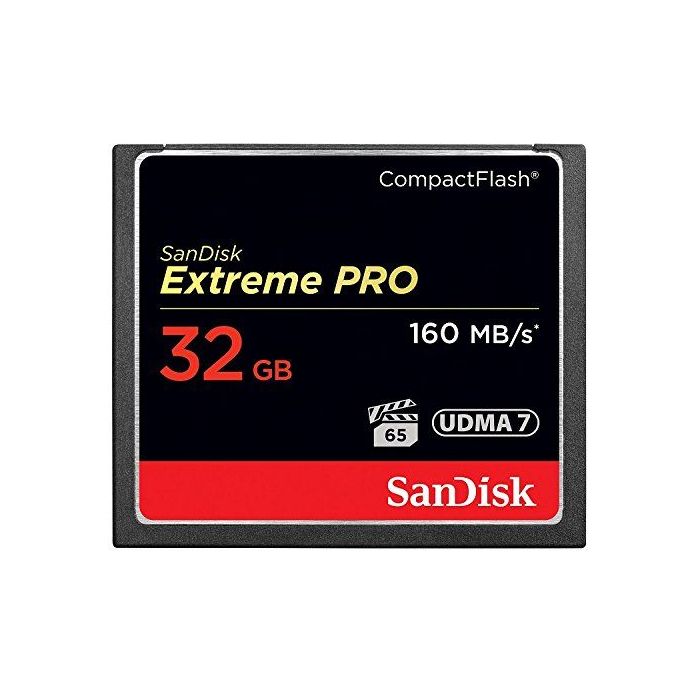 Sandisk 32GB Extreme Pro 160MB/s CF Memoria Compact Flash