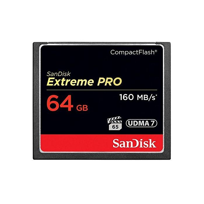 Sandisk 64GB Extreme Pro 160MB/s CF Memoria Compact Flash