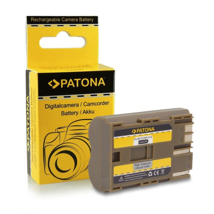 Patona Batteria 1005 BP-511 BP511 x Canon Powershot